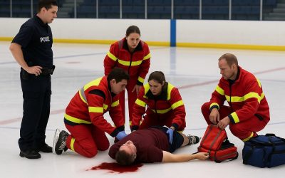 Tragédie sur glace à Besançon : un père de famille décède après une chute à la patinoire