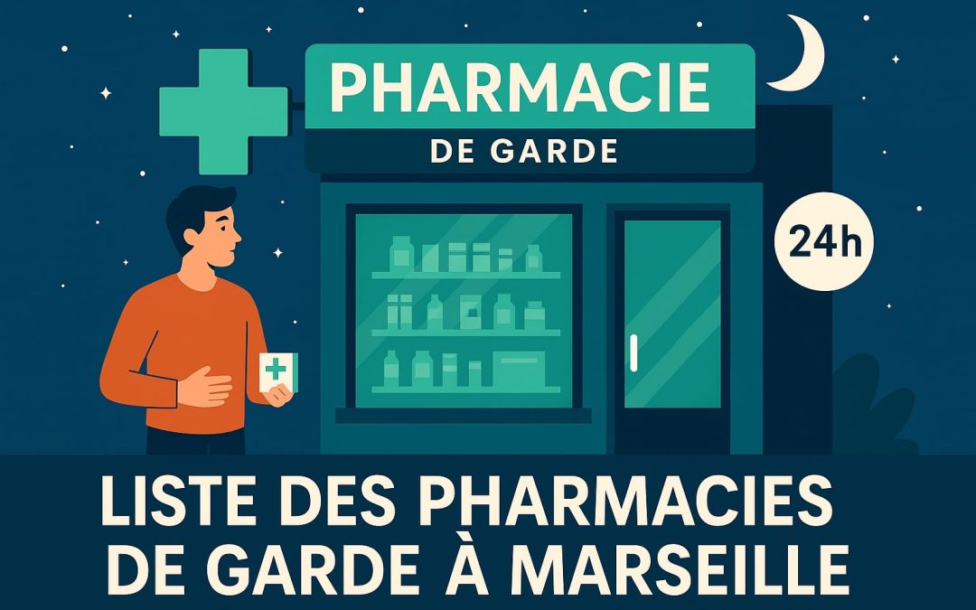 Liste des pharmacies de garde à Marseille