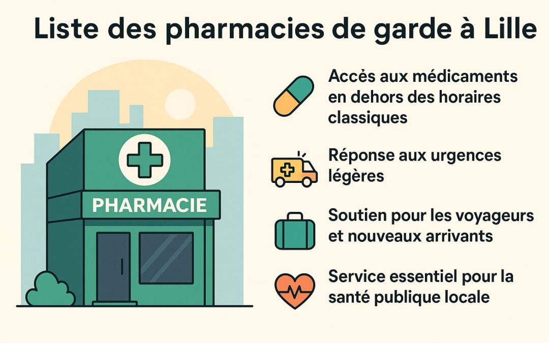 Liste des pharmacies de garde à Lille