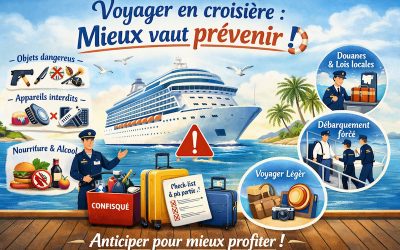 Objets et produits interdits lors d&rsquo;une croisière tour du monde : la liste à connaître avant d’embarquer