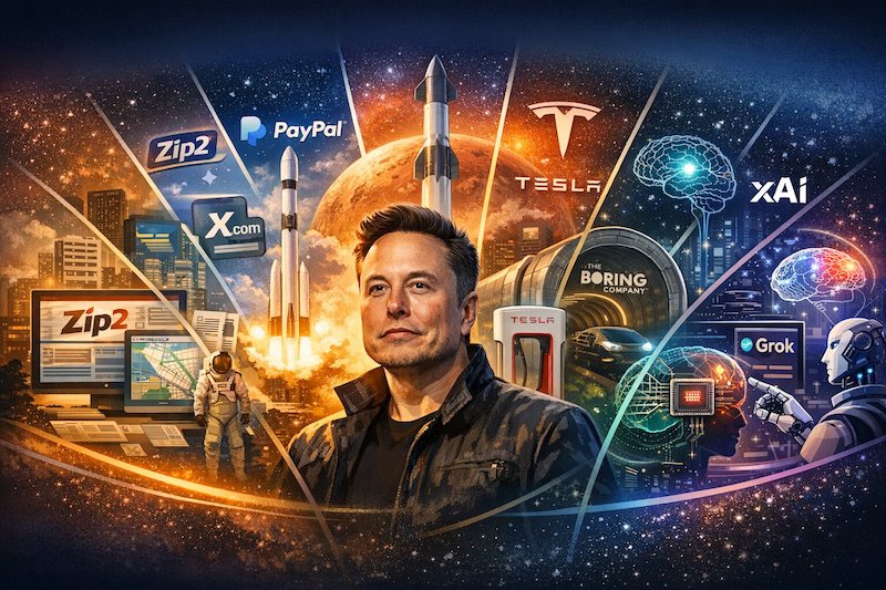 Les organisations fondées par Elon Musk : vision, stratégie et impact