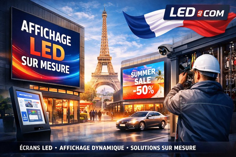 LED AND COM : une entreprise innovante au service de l’affichage LED sur mesure