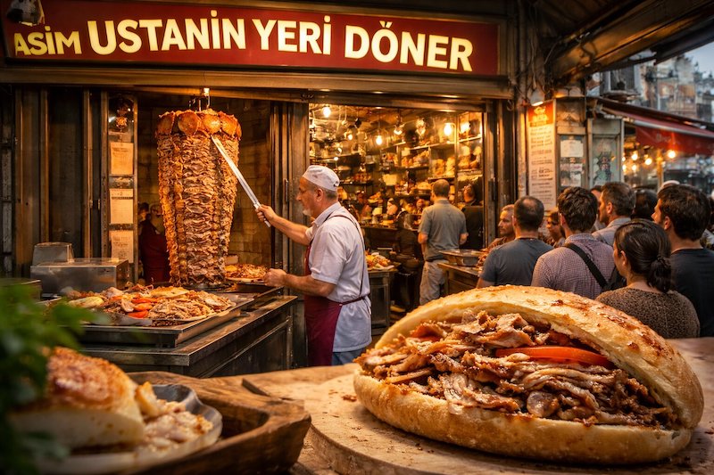 À la découverte de Asım Ustanın Yeri Döner : le döner dans sa forme la plus pure