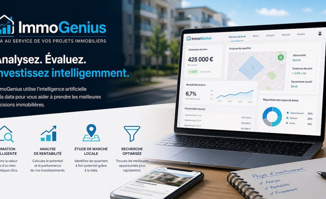 ImmoGenius : l’intelligence artificielle au service de l’investissement immobilier